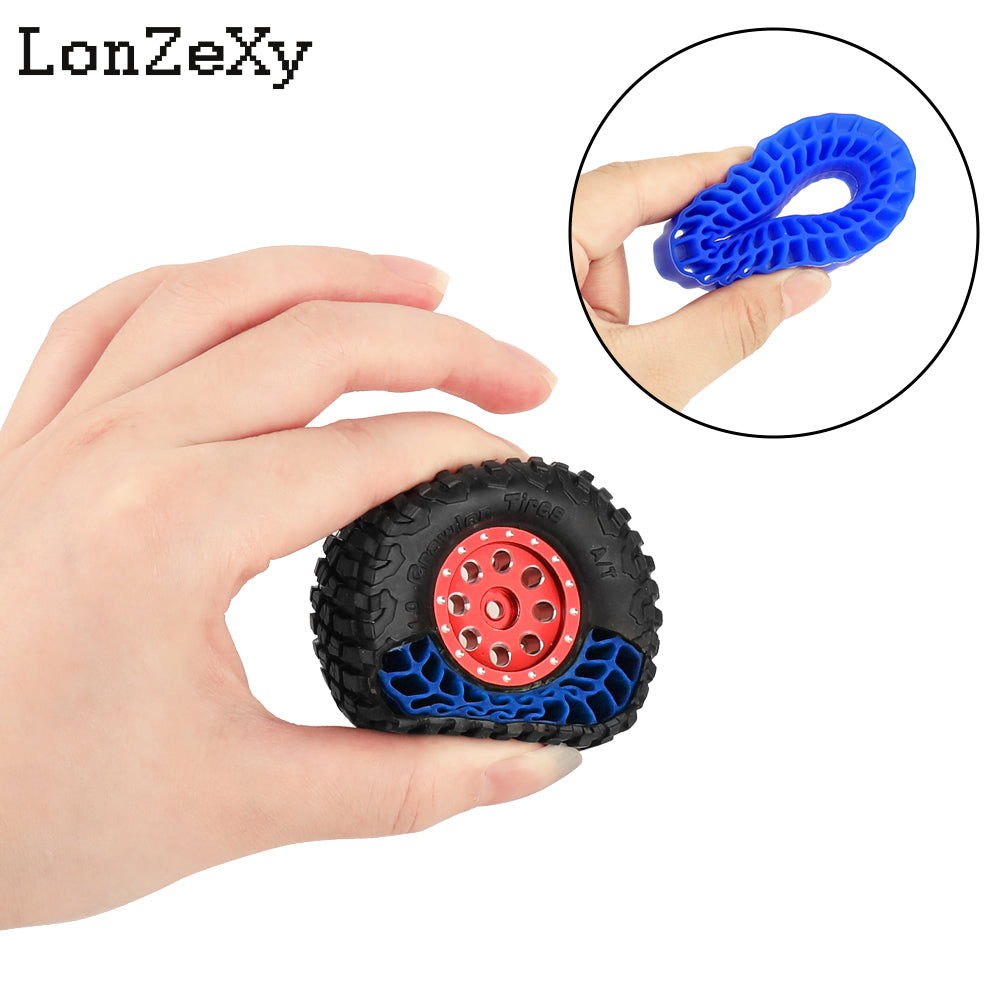 LONZEXY Silicone Rubber Insert Foam Fit 118-122mm (4.75" OD) 1.9" Wheel Tires for 1/10 Crawler