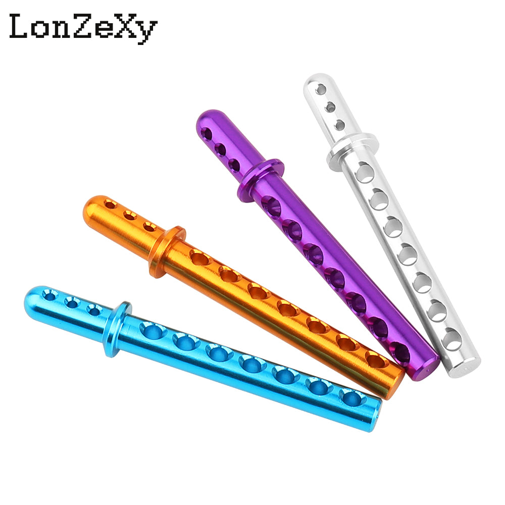 LONZEXY Aluminum Body Post Mounts 4PCS for 1/10 SCX10 AXIAL