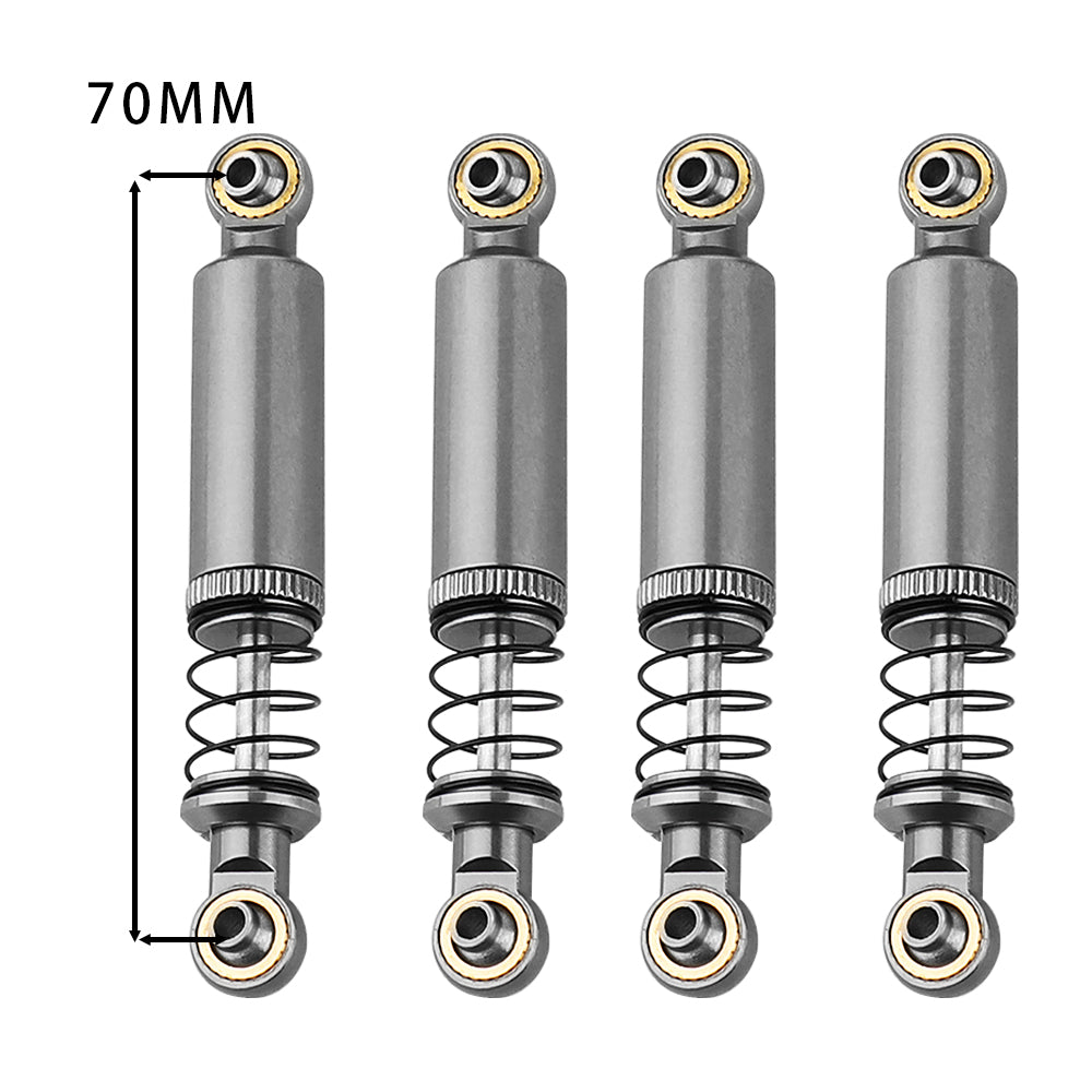 LonZeXy 1/10 RC Crawler Aluminum Oil Shock Absorber 70 80 90 100 110mm Adjustable Damper 4PCS For Axial SCX10 TRX4 D90 RC Off Road Car Upgrade Parts