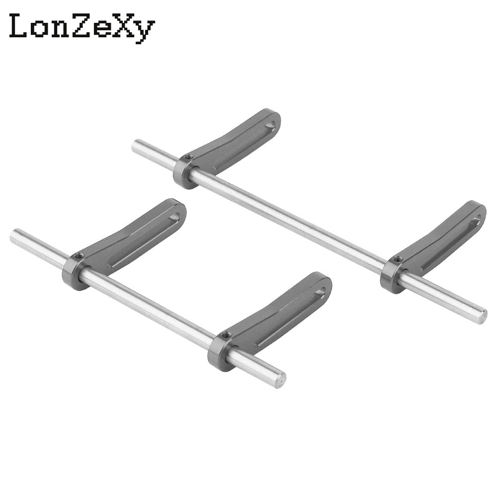 LONZEXY Metal Front Rear Modular Bumper for 1/10 LCG TRX4 TRX6 SCX10 Capra