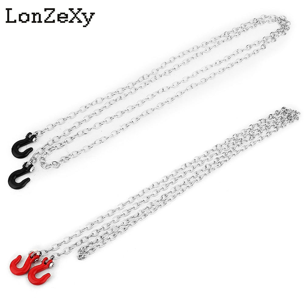 LONZEXY Metal Trailer Chain for SCX10