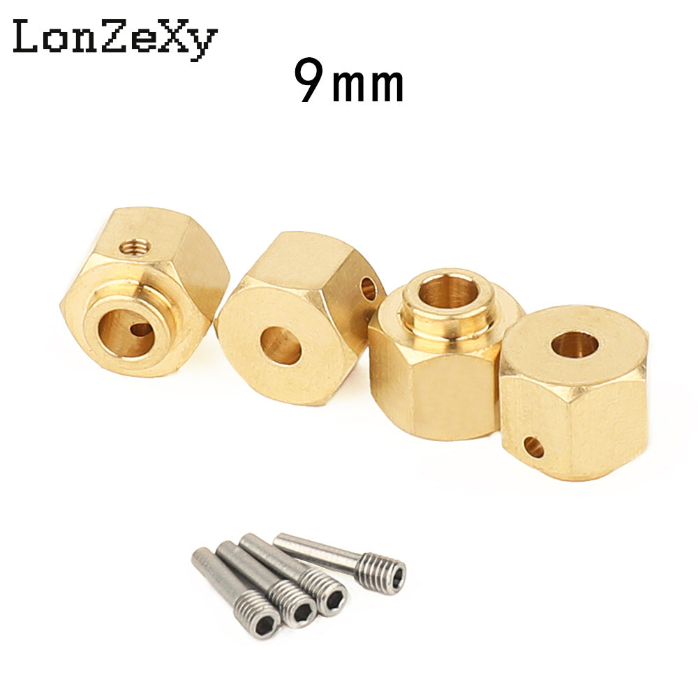 LONZEXY Wheel Hex Adapters  for Redcat Ascent 1/10