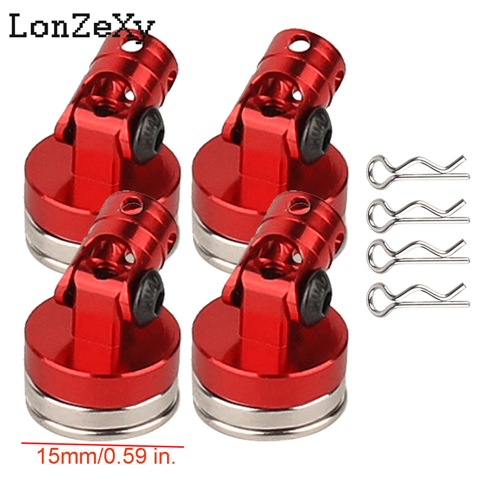 Lonzexy Alloy Magnetic Body Shell Mount Column for HSP Redcat Himoto Traxxas SCX10