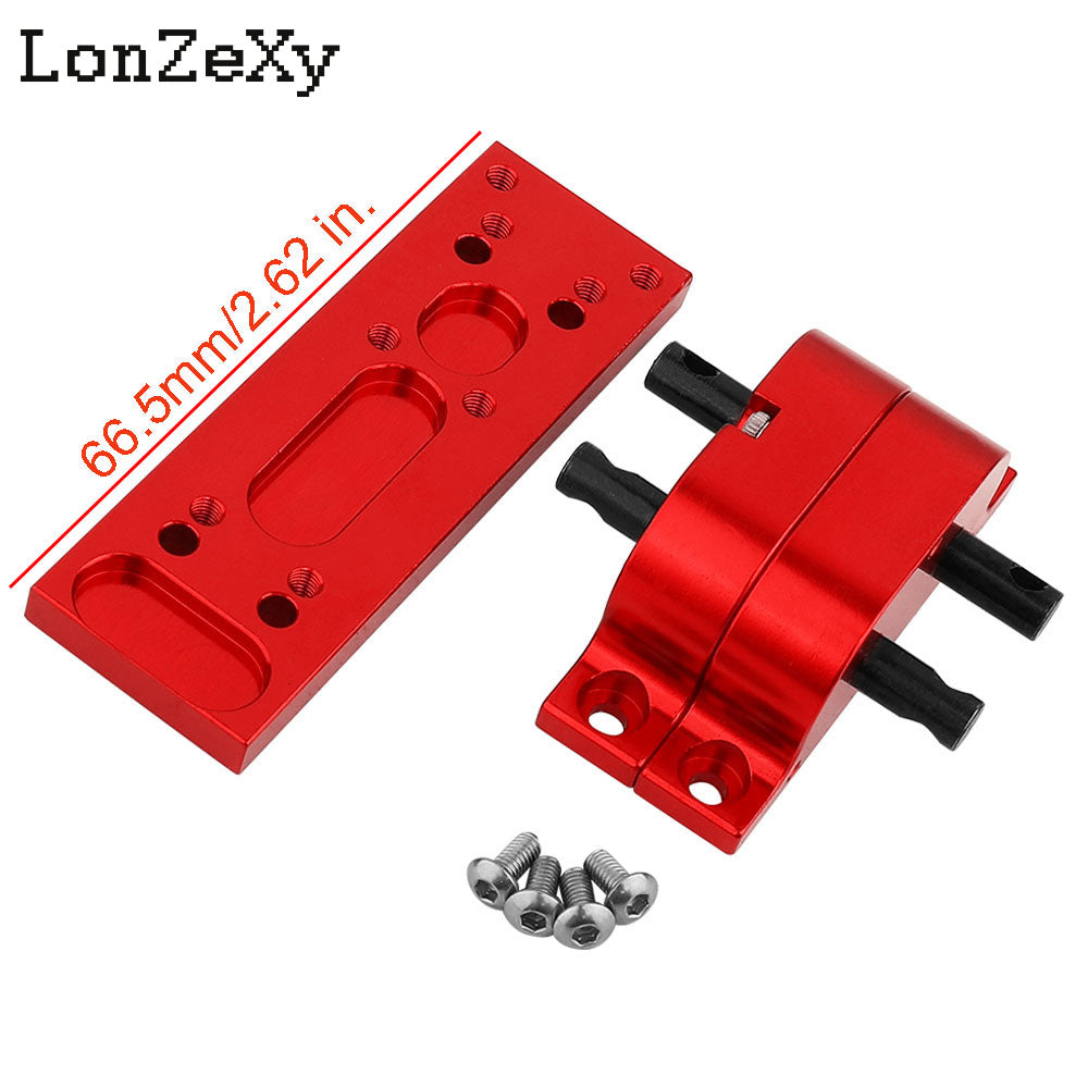 LONZEXY Metal Alloy Transmission with Mount Plate for SCX10