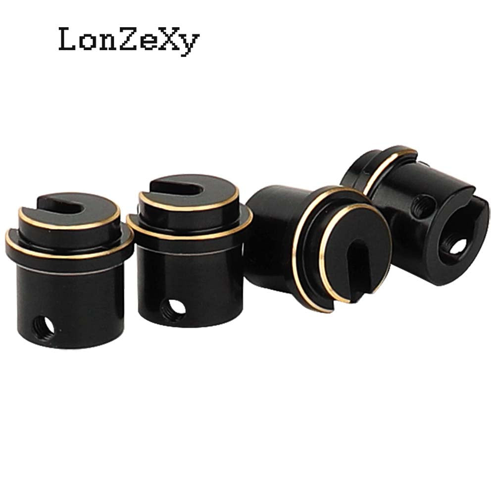 LONZEXY Brass Front Steering Knuckles for SCX10 II