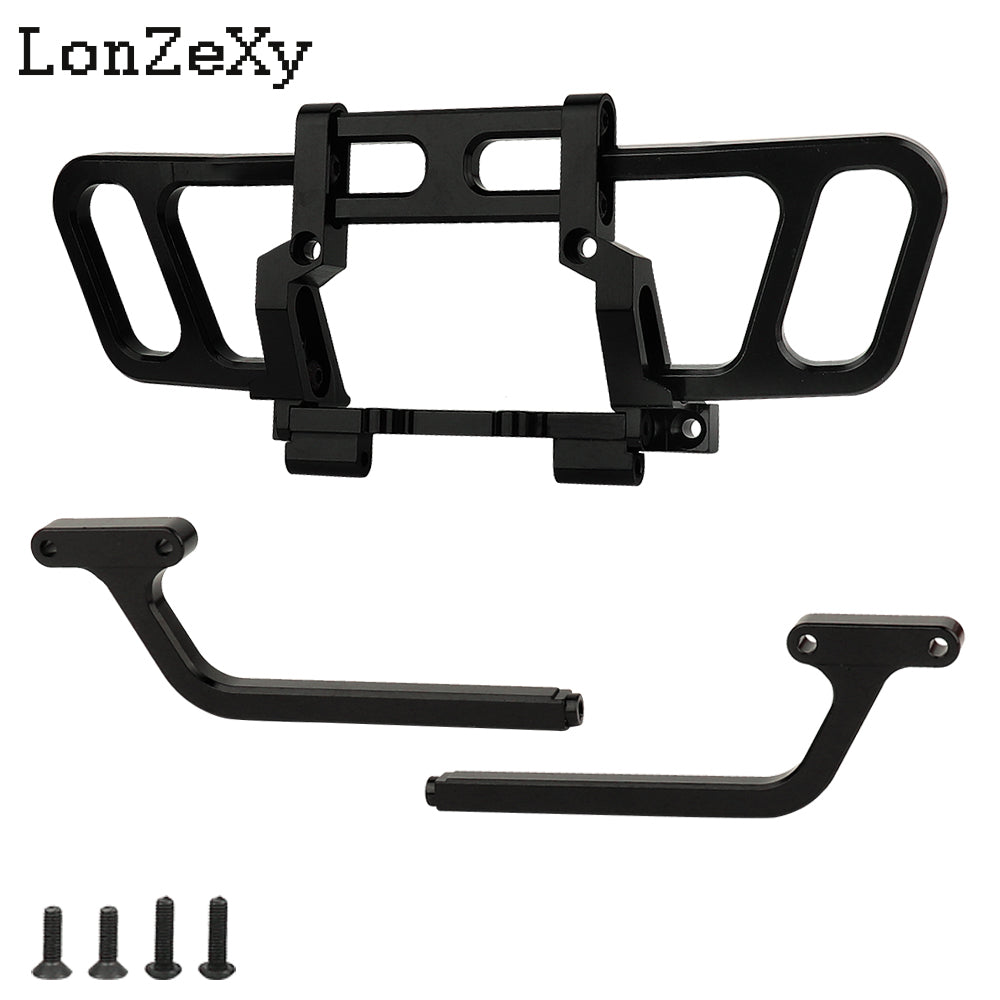 LONZEXY Aluminum Alloy Front Bumper Bull Bar for Axial Wraith 1/10