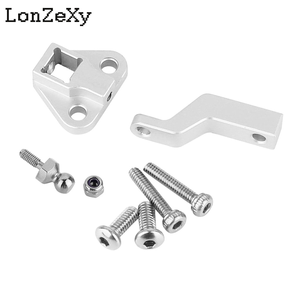 LONZEXY Aluminum Trailer Tow Hitch with Brass Ball for 1/18 TRX4M