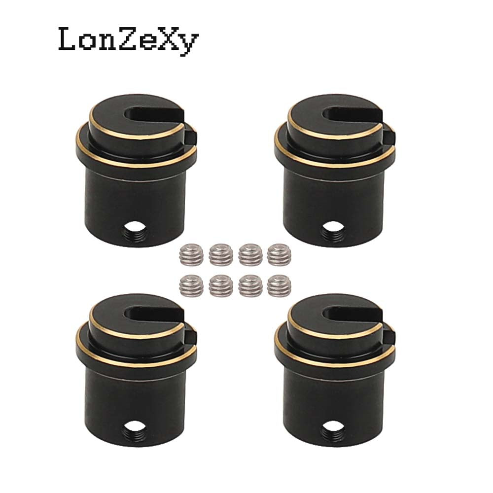 LONZEXY Brass Front Steering Knuckles for SCX10 II