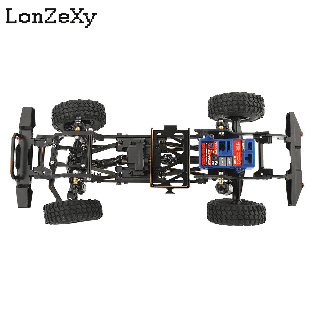 LONZEXY 313mm Wheelbase Assembled Frame Chassis for SCX10 II 90046