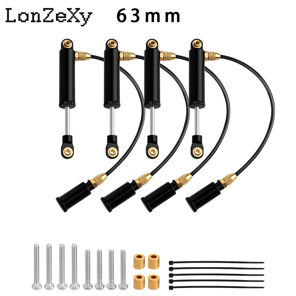 Lonzexy Aluminum One-Way Quick Rebound Damper Shock Absorber S13850 Fit For RC 1/10 RedCat Everest Gen7 Pro /Sport