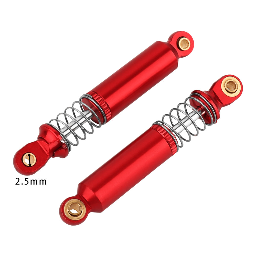 LomZeXy 4PCS Oil Shock Absorber 53/59/65/71/77mm Adjustable Damper For Traxxas TRX4M 1/18 RC Crawler Aluminum Suspension Upgrade Parts
