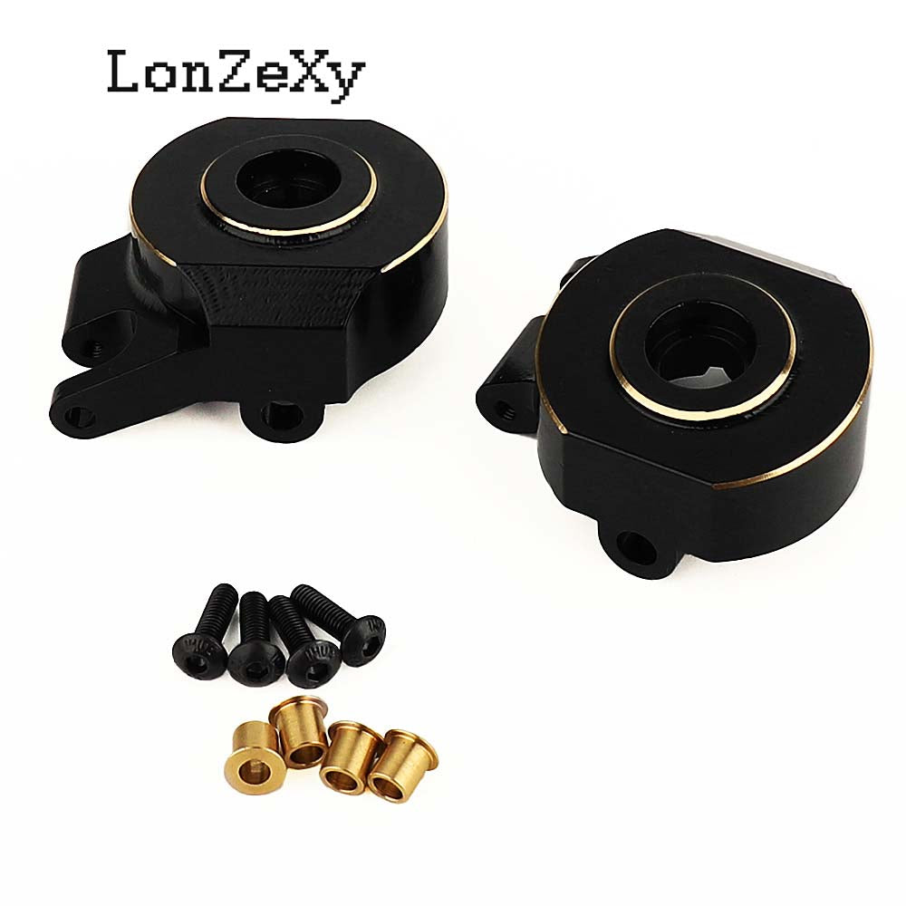 LONZEXY Front Axle Steering Knuckle C Hub for 1/10 SCX10 PRO