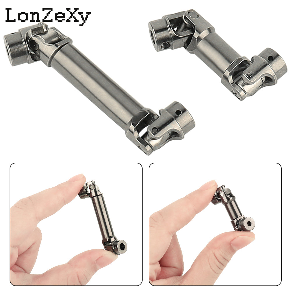 LONZEXY 1 pcs Stainless Steel Drive Shaft for 1/18 TRX4M Mods