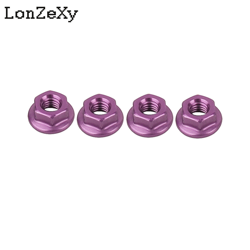 LONZEXY Aluminum Lock Nuts  with Flange Nylon Insert  for RC