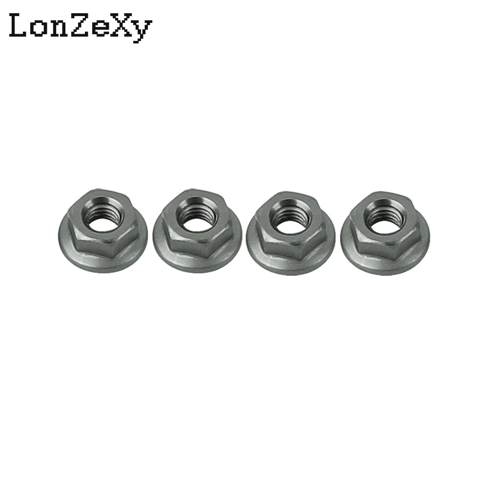 LONZEXY Aluminum Lock Nuts  with Flange Nylon Insert  for RC
