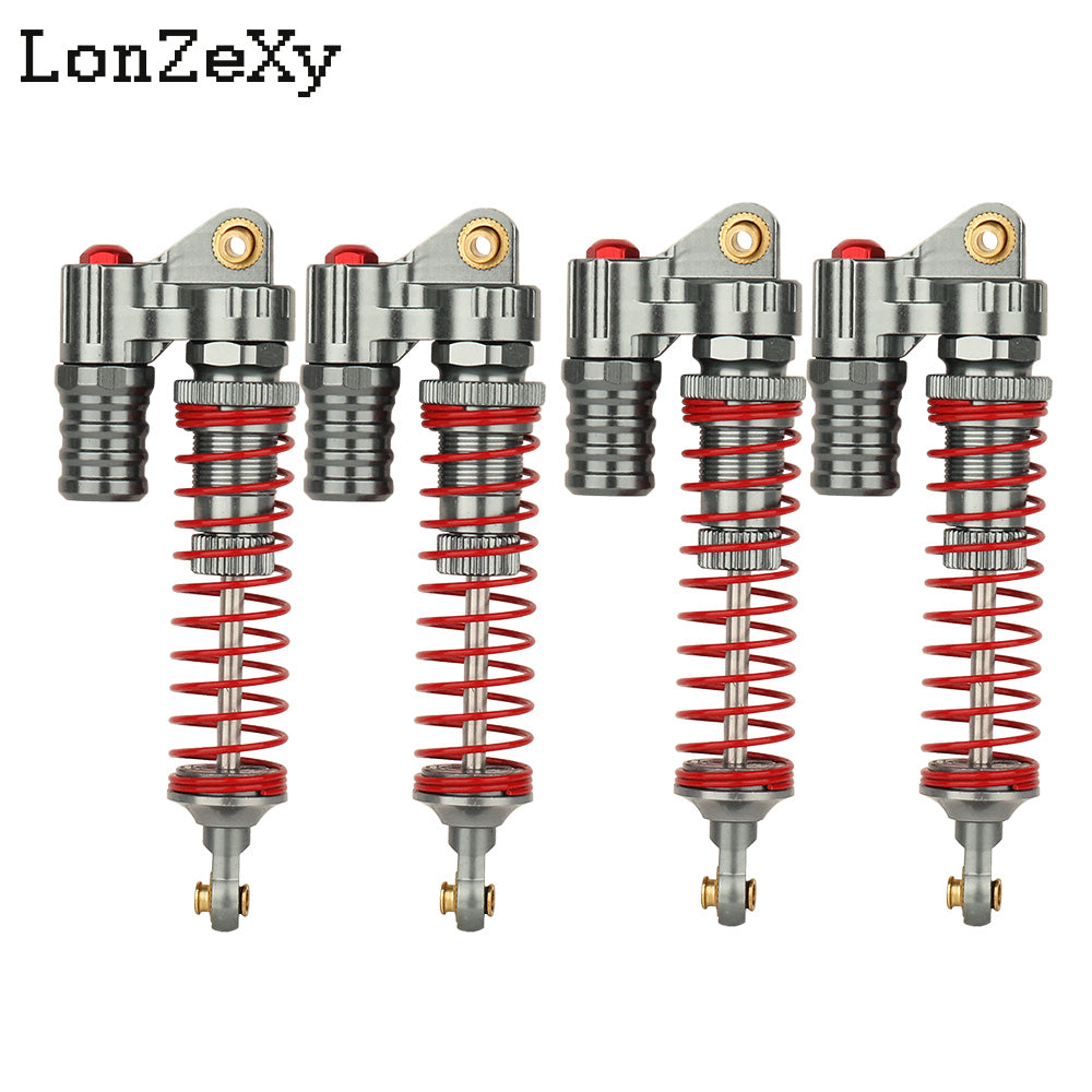 LONZEXY Metal Negative Pressure Shock Set for SCX10 4pcs