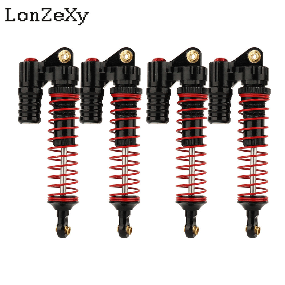 LONZEXY Metal Negative Pressure Shock Set for SCX10 4pcs