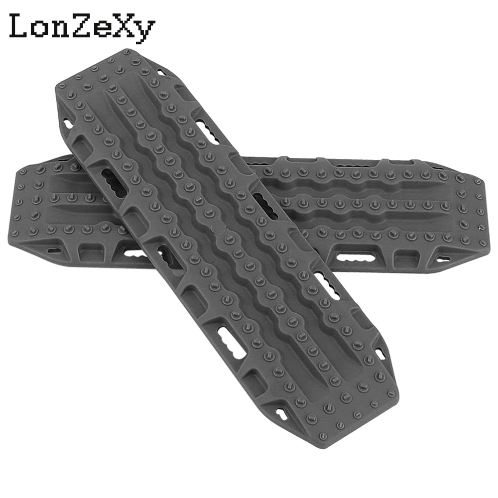 Lonzexy 2pcs 1/10 RC Plastic Sand Ladder Recovery Ramps Board for TRX4 SCX10 90046