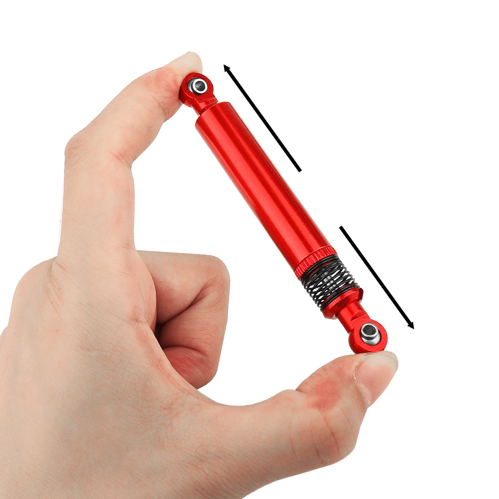 LonZeXy 1/10 RC Crawler Aluminum Oil Shock Absorber 70 80 90 100 110mm Adjustable Damper 4PCS For Axial SCX10 TRX4 D90 RC Off Road Car Upgrade Parts