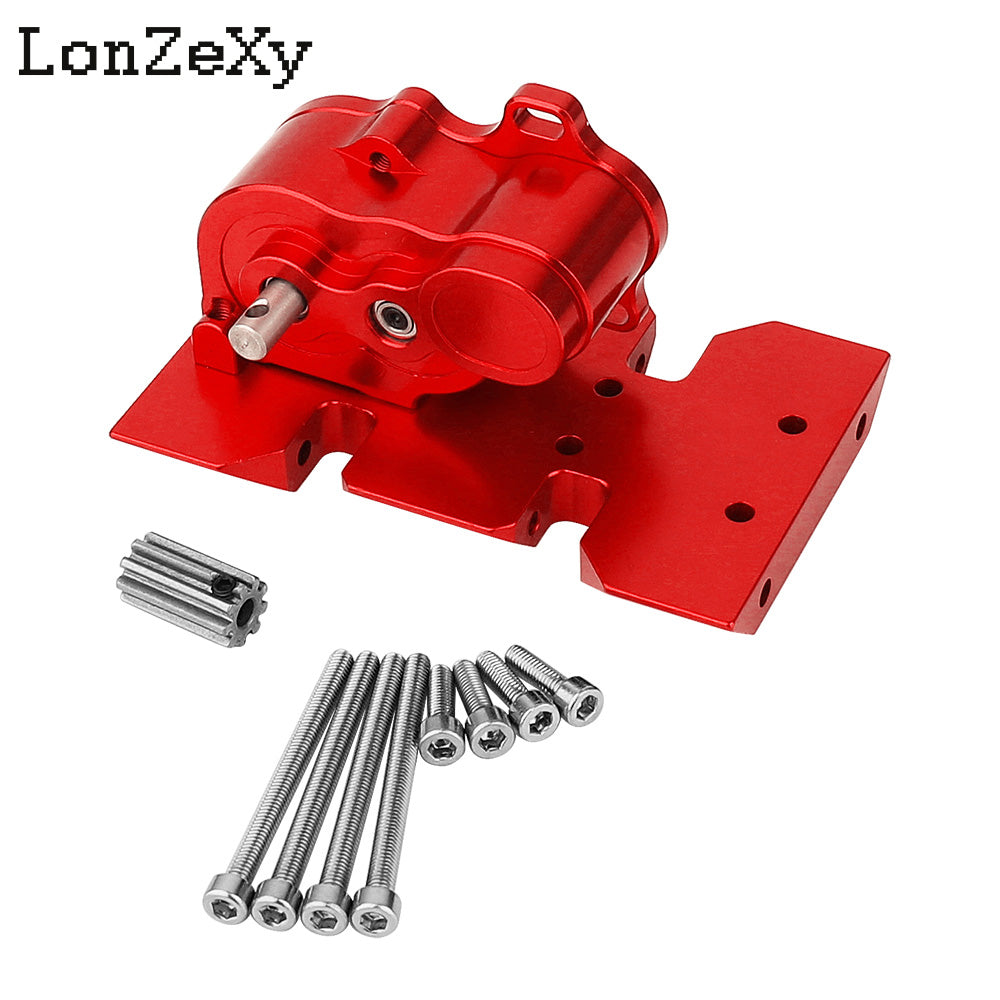 LONZEXY Transmission with Adjustable Skid Plate for SCX10