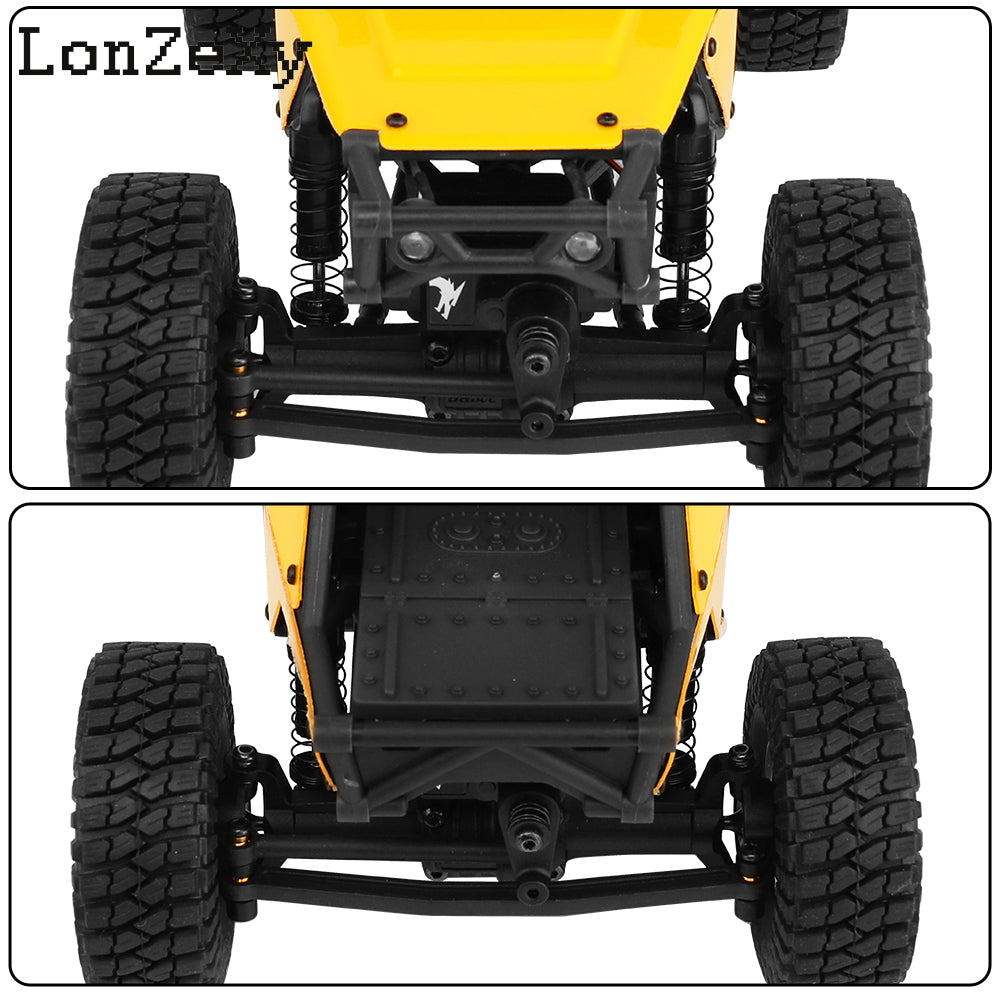 Lonzexy UDX24 RC Model Car 1:24 Scale Mini Crawler For DIY (No Brush Version)