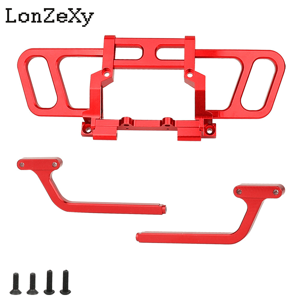LONZEXY Aluminum Alloy Front Bumper Bull Bar for Axial Wraith 1/10