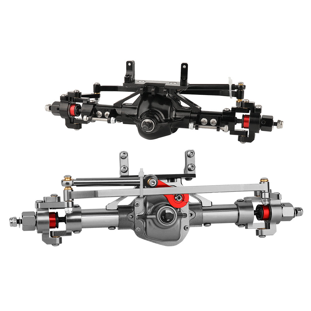 LonZeXy CNC Aluminum Rotatable Middle Axle, Metal Upgrade Axle Assembly For 1/10 Axial SCX10 Gen1 Gen2 RC Crawler Car Modification Parts