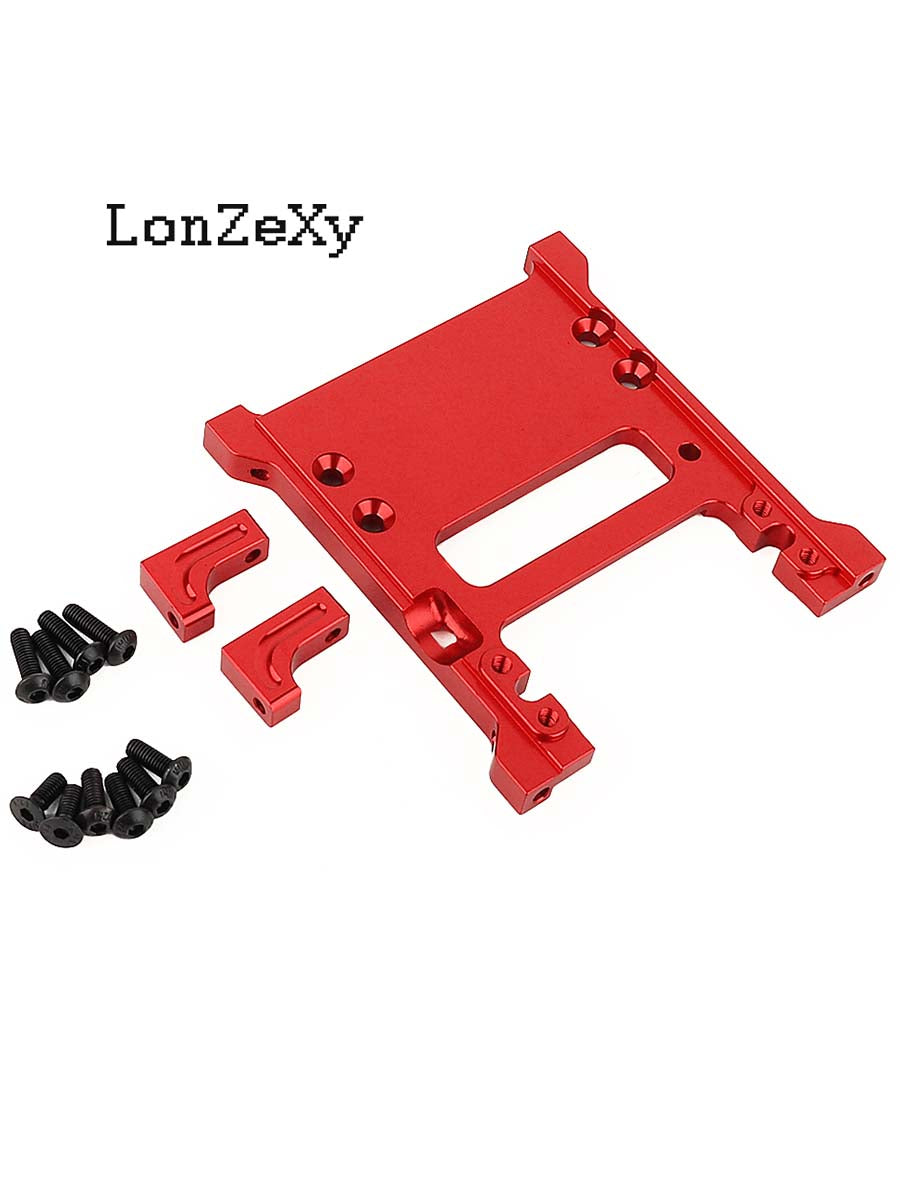 LONZEXY Aluminum Aolly Rear Battery Mount Holder for SCX10