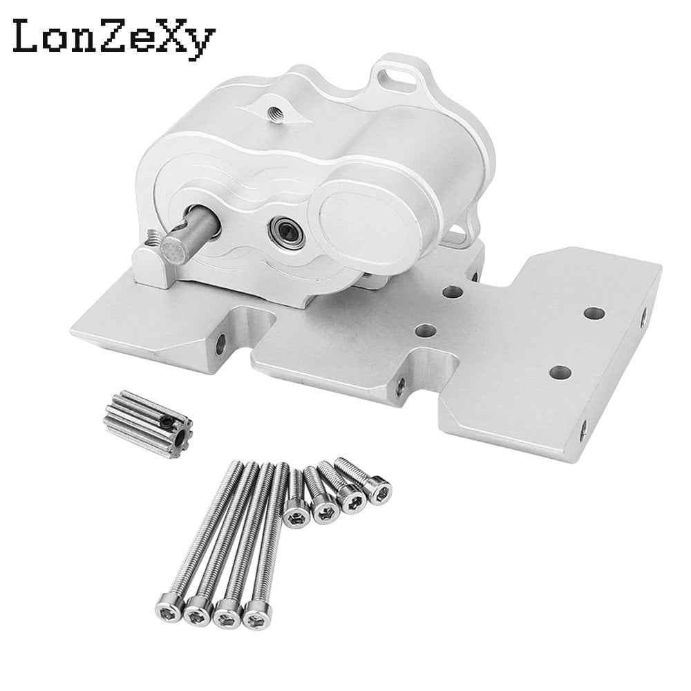 LONZEXY Transmission with Adjustable Skid Plate for SCX10