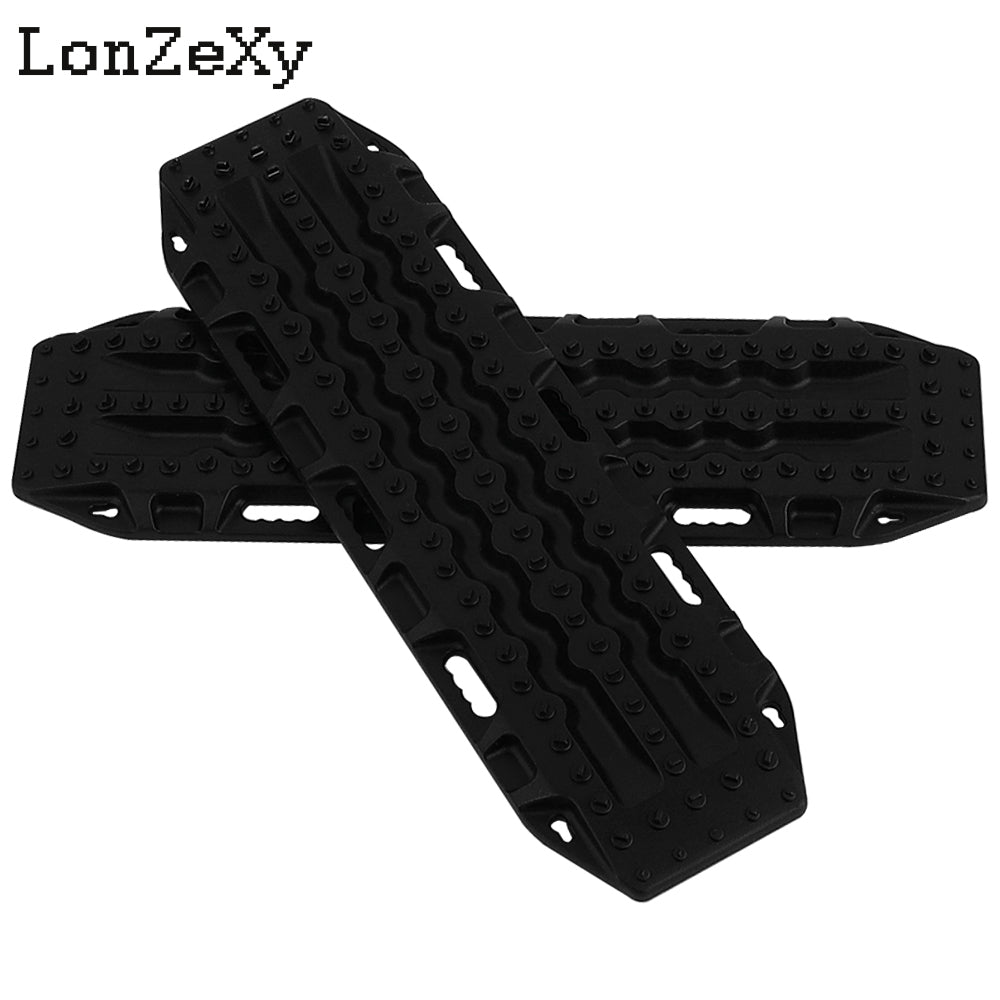 Lonzexy 2pcs 1/10 RC Plastic Sand Ladder Recovery Ramps Board for TRX4 SCX10 90046