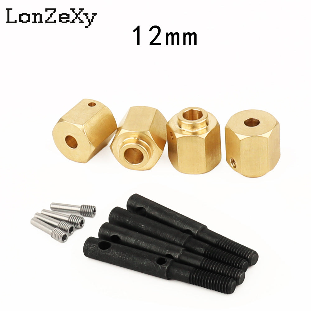 LONZEXY Wheel Hex Adapters  for Redcat Ascent 1/10