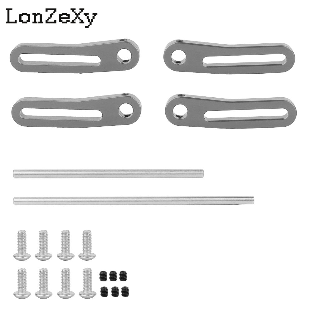 LONZEXY Metal Front Rear Modular Bumper for 1/10 LCG TRX4 TRX6 SCX10 Capra