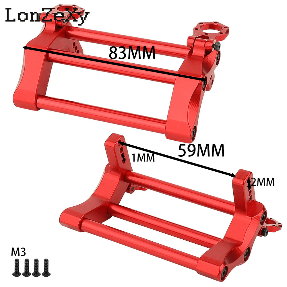 LONZEXY Aluminum Alloy Front Bumperfor 1/10  LCG TRX4 SCX10