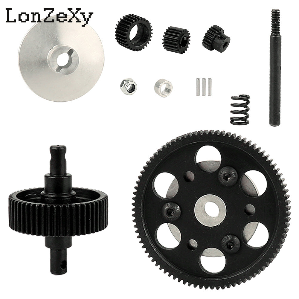 LONZEXY Gearbox with Clear Cover for SCX10 SCX10 II