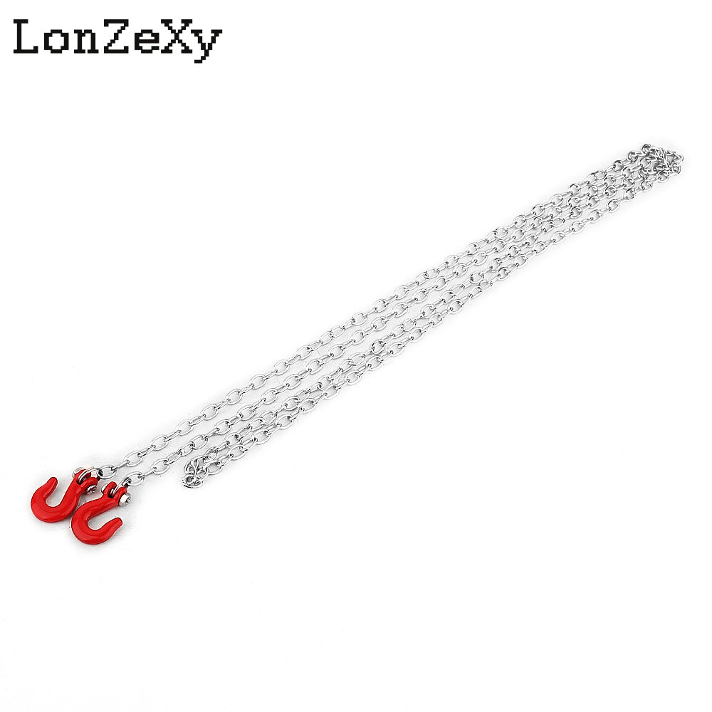 LONZEXY Metal Trailer Chain for SCX10