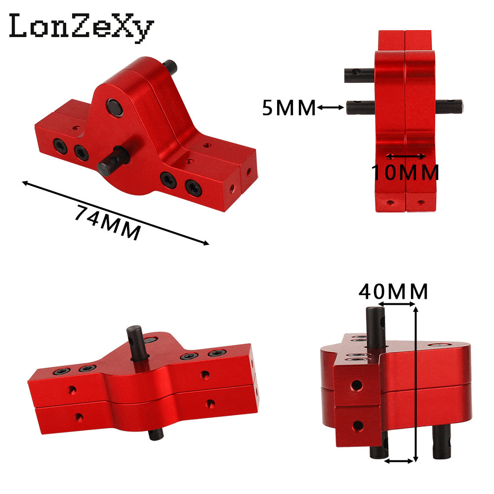 LONZEXY Metal Gearbox for 1/10 Crawler SCX10