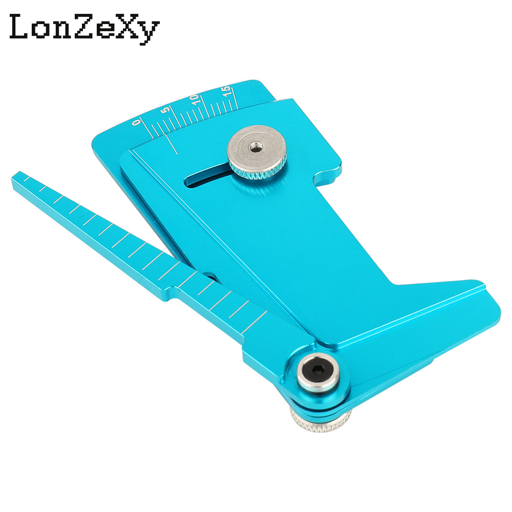 Lonzexy  1/8 1/10 Model Aluminum Measuring Device  Camber Measurement for RC