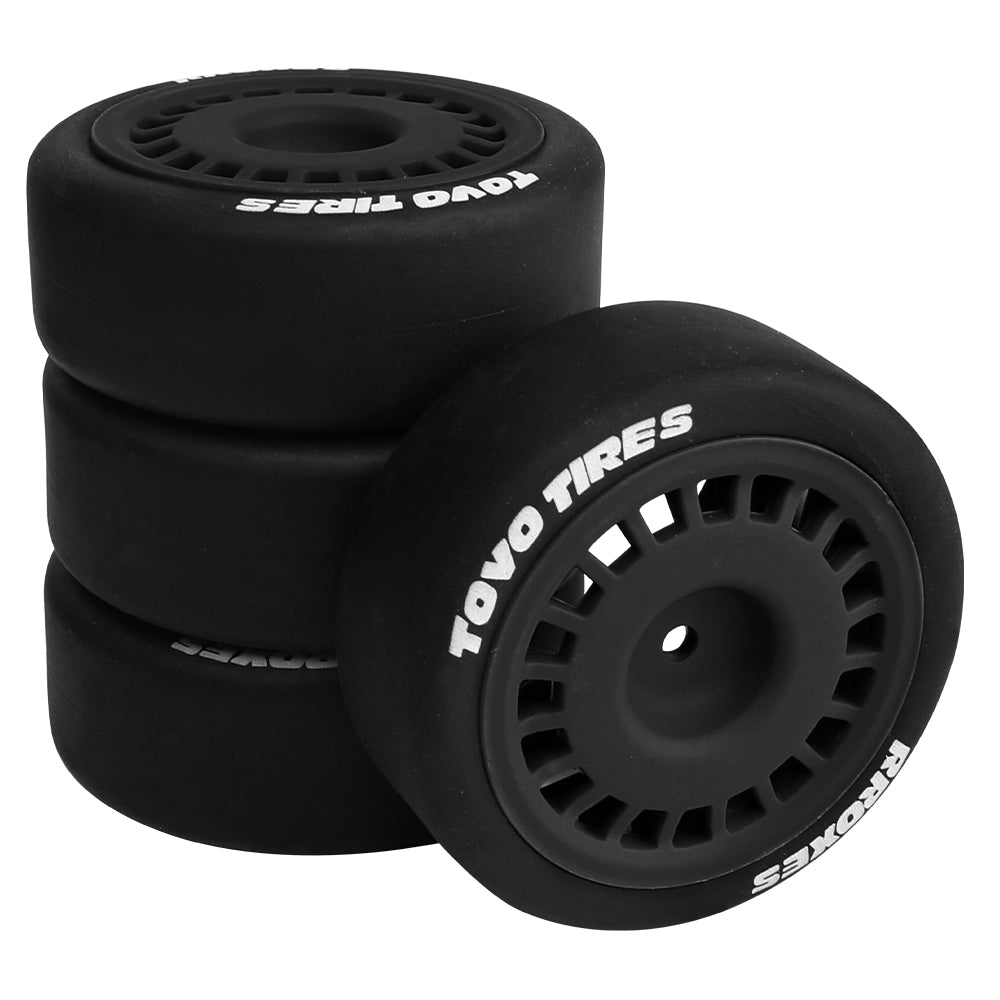1/10 RC On-Road Car Wheels 38g Drift Rubber Tires Multi-Color Rim RC Racing Upgrade Accessories