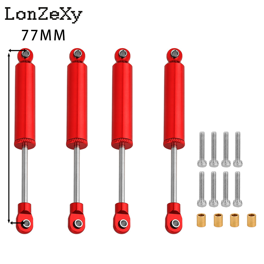 LONZEXY Built-in Spring Shocks Damper for 1/18 TRX-4M  Bronco Defender K10 (77mm)