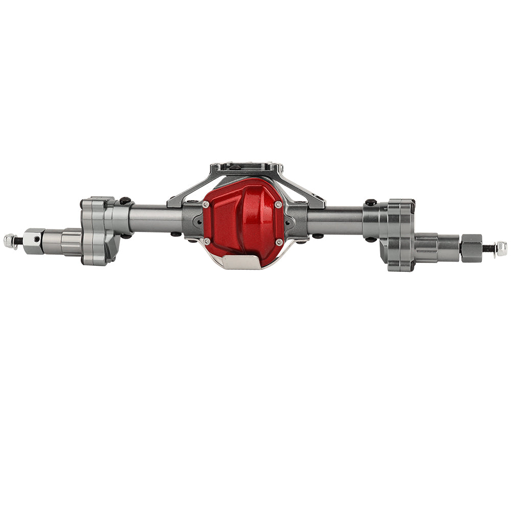 LonZeXy CNC Aluminum Portal Axles Complete Front & Rear Axles Set, Lift Portal Axle Housing For 1/10 Axial SCX10 Gen1 Gen2 RC Crawler Car Metal Upgrade Parts