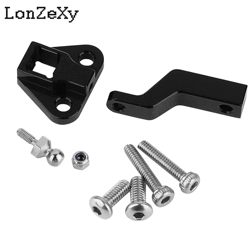 LONZEXY Aluminum Trailer Tow Hitch with Brass Ball for 1/18 TRX4M