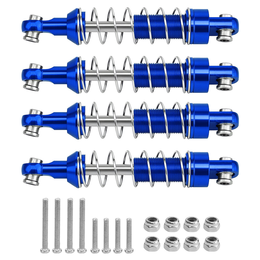 59mm Full Length Shocks Absorber 28.7g for MN 1/12 RC Crawler, Aluminum Internal Spring Damper