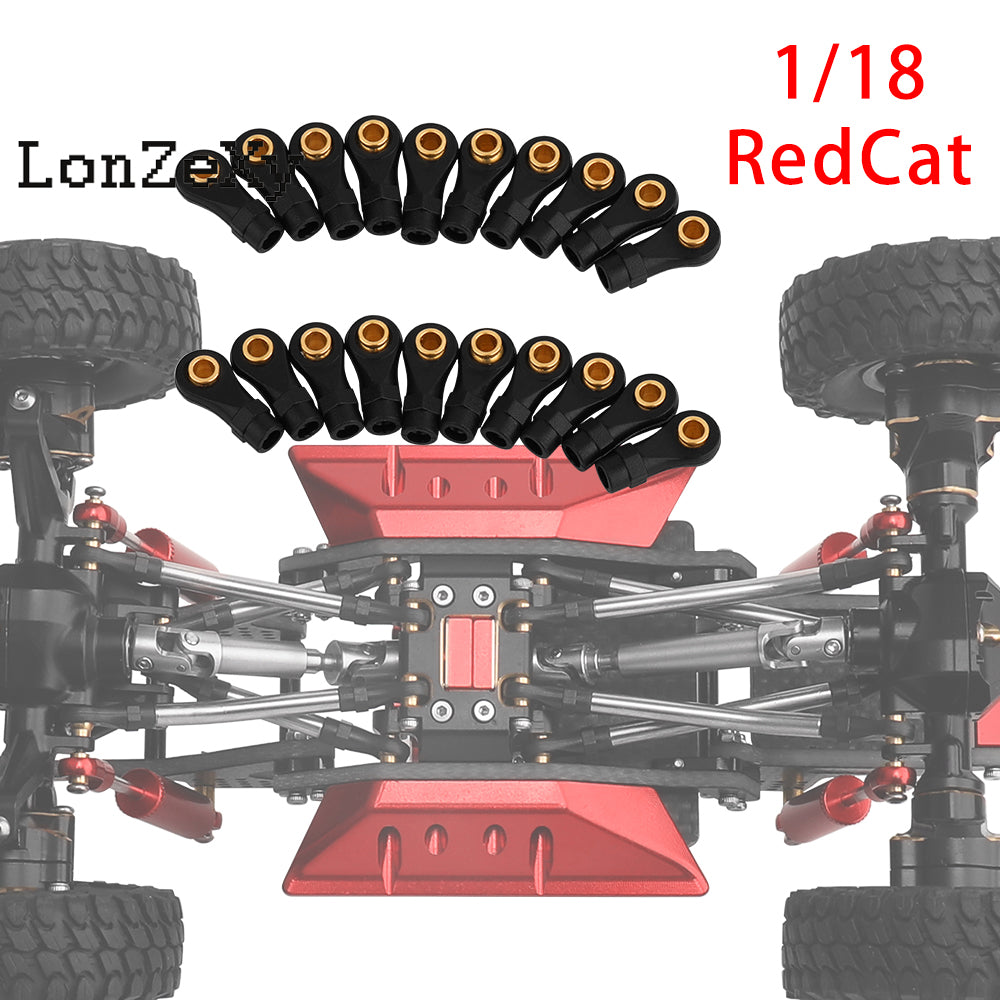 LONZEXY Ball Head Holder Tie Rod End M2 Linkage 10pcs