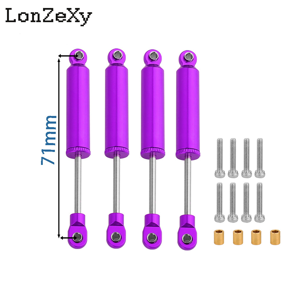 LONZEXY Built-in Spring Shocks Damper for 1/18 TRX-4M  Bronco Defender K10 (71mm)
