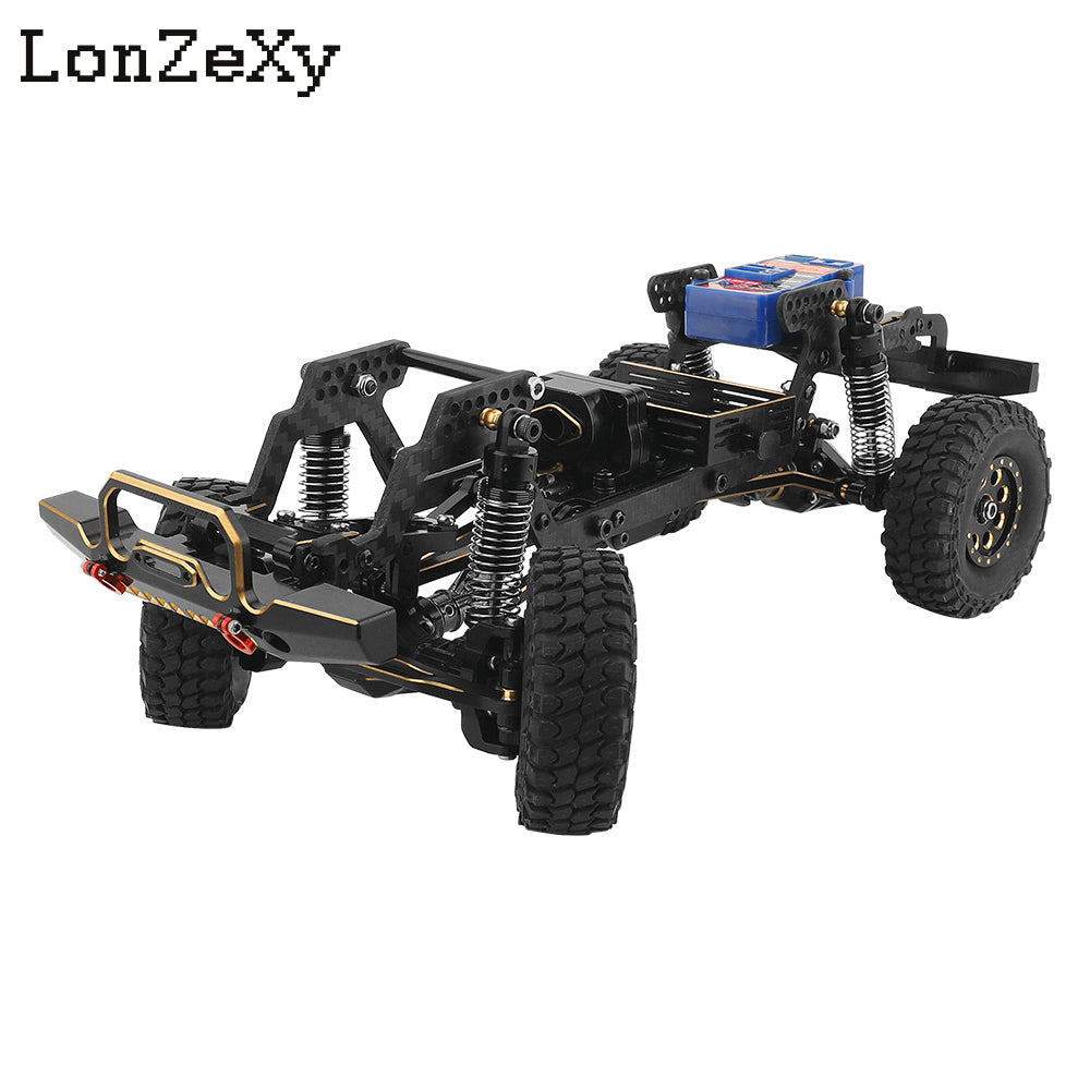 LONZEXY 313mm Wheelbase Assembled Frame Chassis for SCX10 II 90046