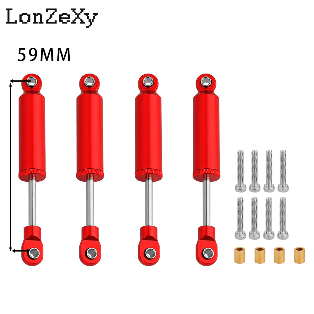 LONZEXY Built-in Spring Shocks Damper for 1/18 TRX-4M  Bronco Defender K10 (65mm)