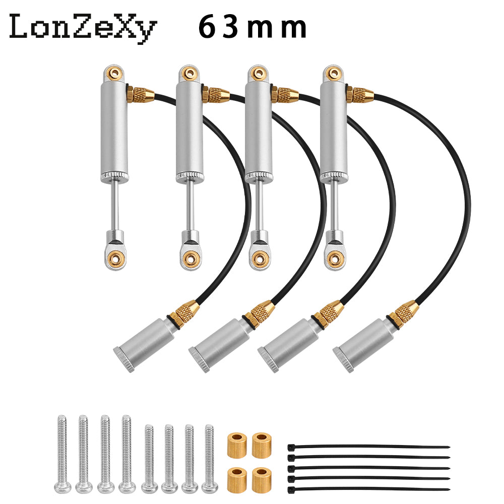 Lonzexy Aluminum One-Way Quick Rebound Damper Shock Absorber S13850 Fit For RC 1/10 RedCat Everest Gen7 Pro /Sport