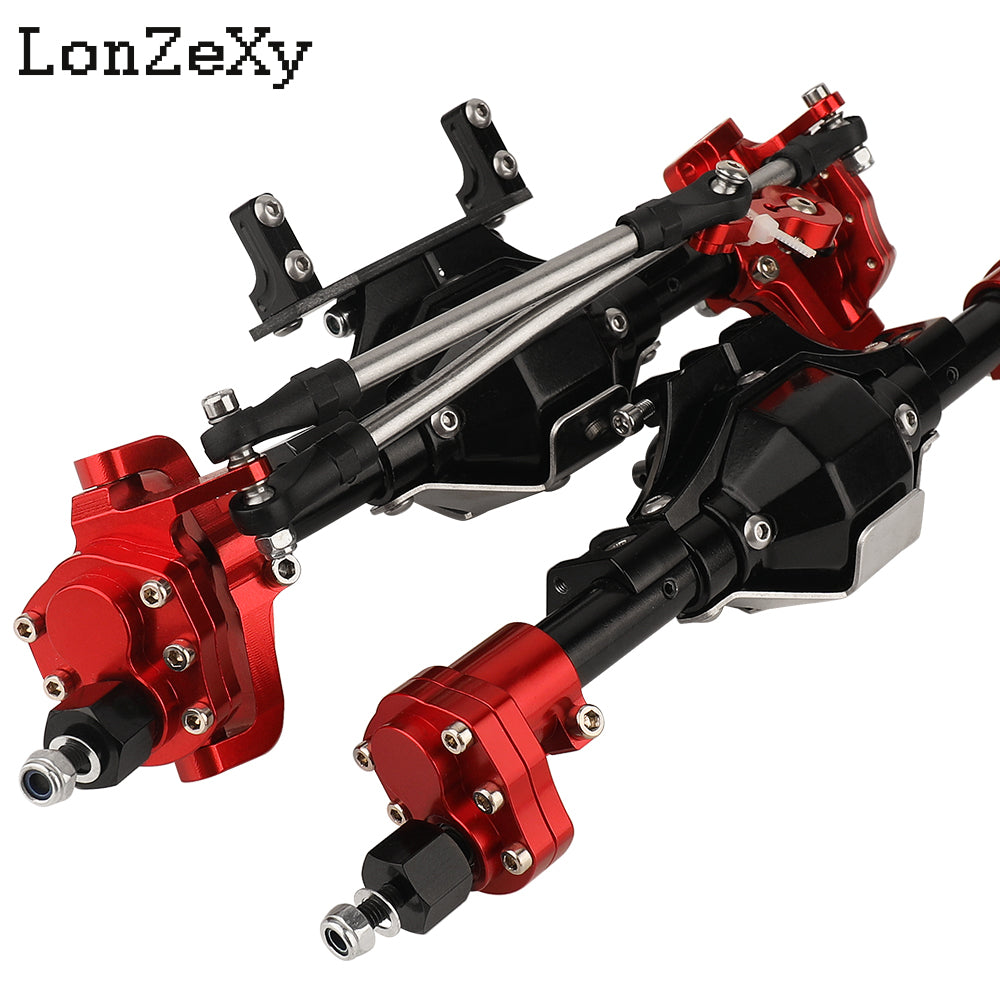 LONZEXY Front & Rear Set for SCX10 II