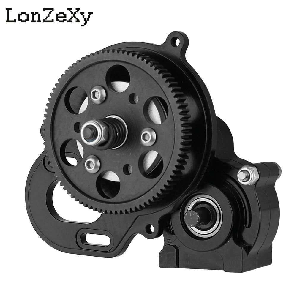 LONZEXY Metal Forward Transmission Gearbox for SCX10 & SCX10 II
