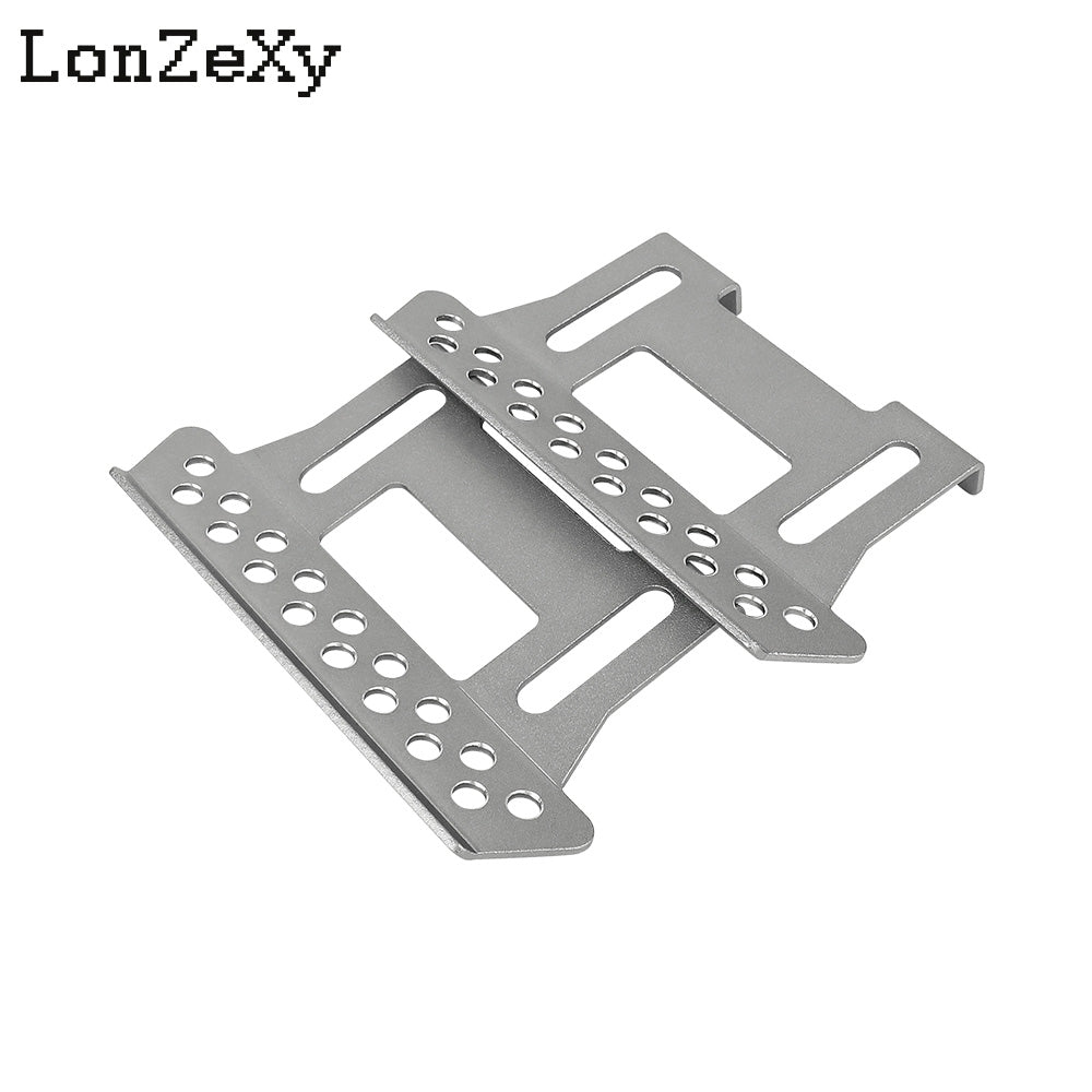 LONZEXY Rock Sliders Metal Pedal 2pcs for SCX10